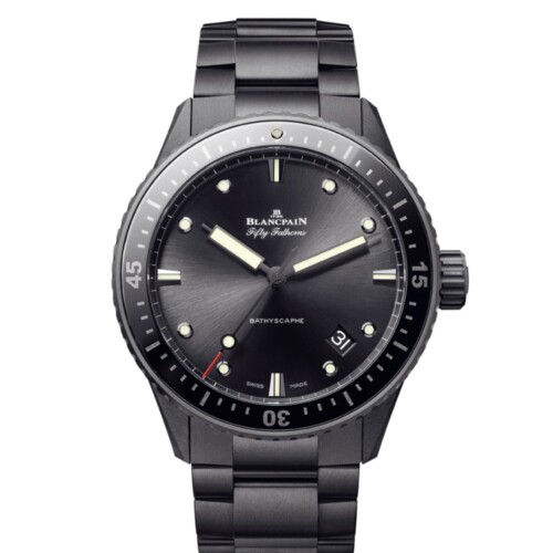 BLANCPAIN フィフティ ファゾムス バチスカーフ 43.6mm ブラック文字盤 セラミック ブレスレット 5000-0130-01S