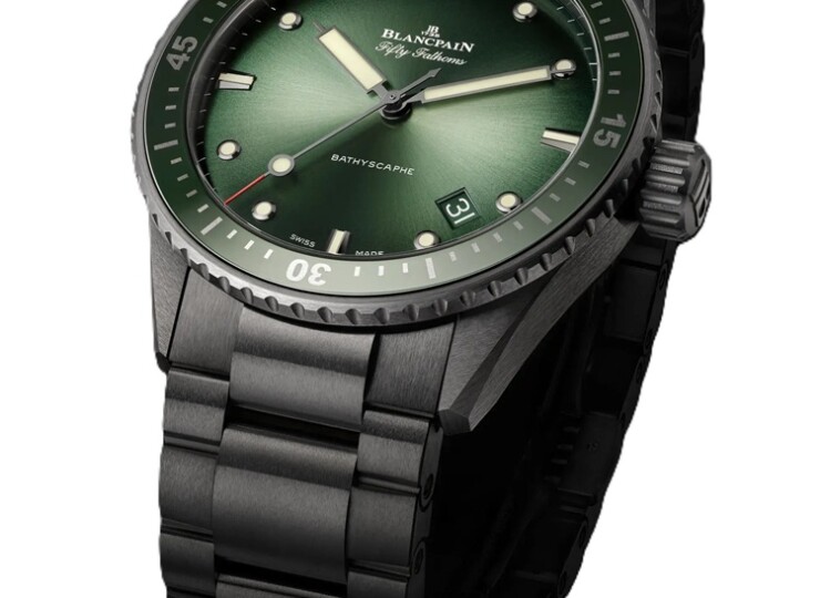 BLANCPAIN フィフティファゾムス バチスカーフ 43.6mm グリーン文字盤 5000-0153-01S