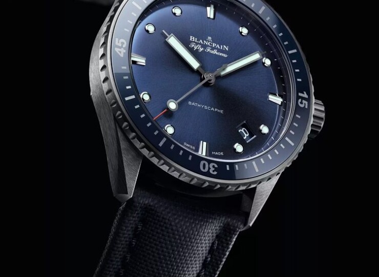 BLANCPAIN フィフティ ファゾムス バチスカーフ 43.6mm ブルー文字盤 5000-0240-O52A