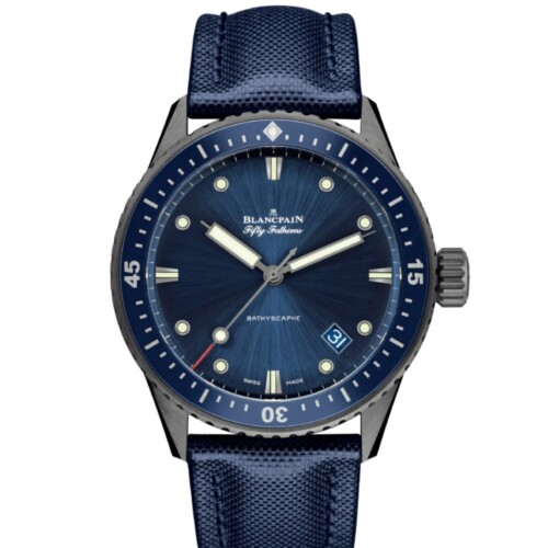 BLANCPAIN フィフティ ファゾムス バチスカーフ 43.6mm ブルー文字盤 5000-0240-O52A
