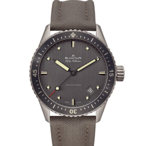 BLANCPAIN フィフティ ファゾムス バチスカーフ 43mm グレイ文字盤 チタン 5000-1210-G52A