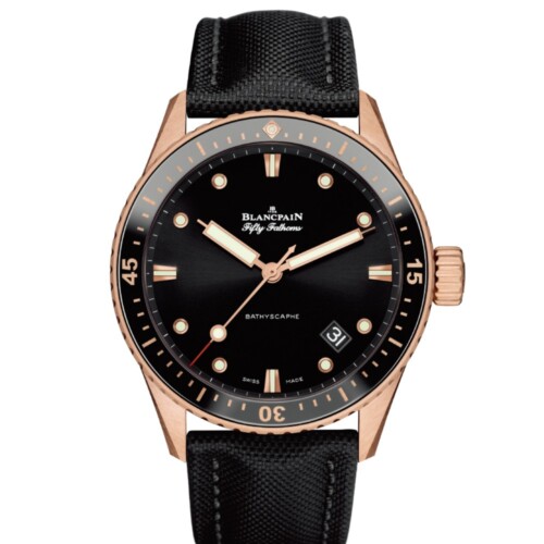 BLANCPAIN フィフティ ファゾムス バチスカーフ 43mm ブラック文字盤 5000-36S30-B52A