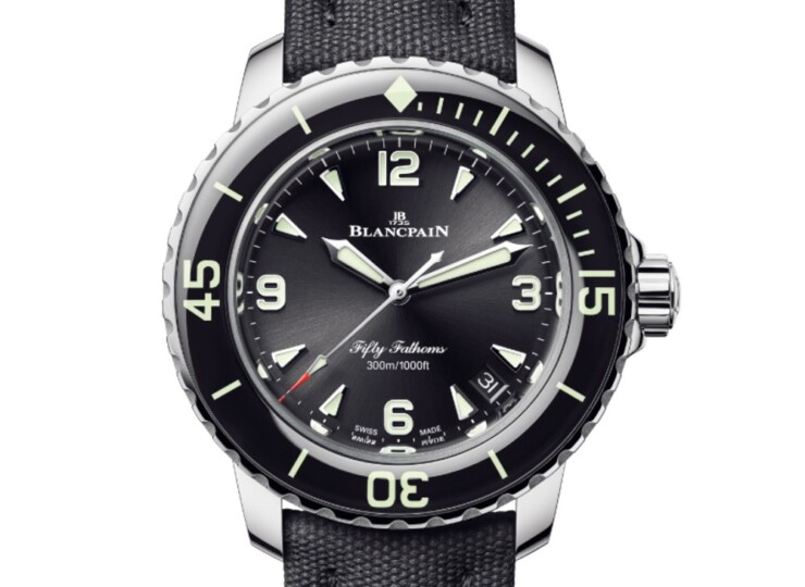 BLANCPAIN フィフティファゾムス オートマティック 38.2mm ブラック文字盤 ステンレススティール セイルキャンパス 5007-1130-B52B