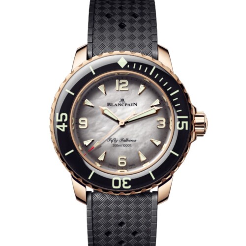 フィフティファゾムス オートマティック 38mm マザーオブパール文字盤 18Kレッドゴールド