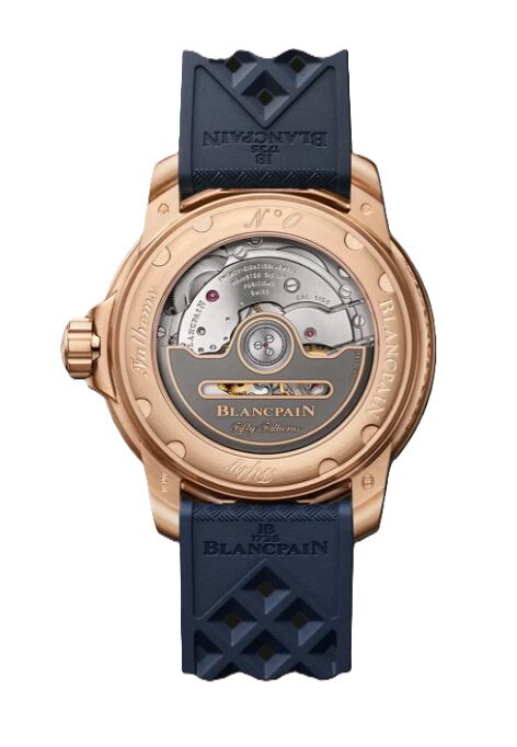 BLANCPAIN フィフティファゾムス オートマティック 38.2mm ブルー文字盤 18Kレッドゴールド 5007-36B40-O64B