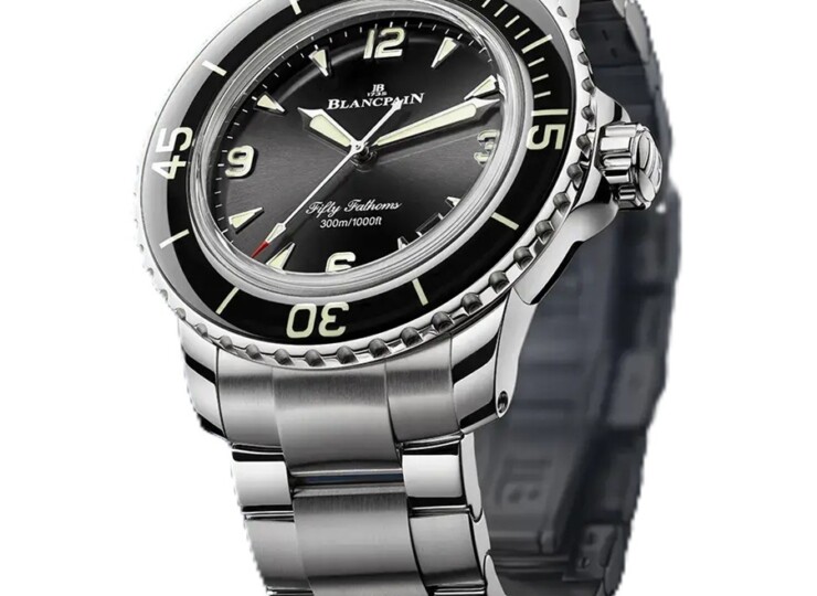 BLANCPAIN フィフティファゾムス オートマティック 42.3mm ブラック文字盤 ステンレススティール ブレスレット 5010-1130-71S