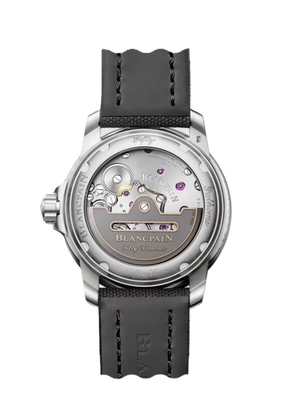 BLANCPAIN フィフティファゾムス オートマティック 42.3mm ブラック文字盤 チタン セイルキャンバス 5010-12B30-B52B