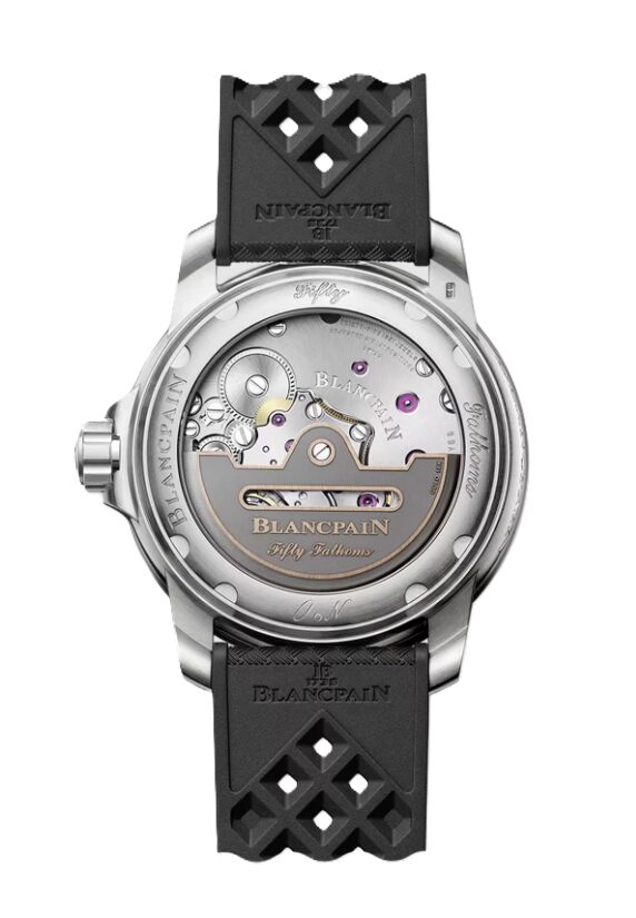 BLANCPAIN フィフティファゾムス オートマティック 42.3mm ブラック文字盤 チタン ラバー 5010-12B30-B64B