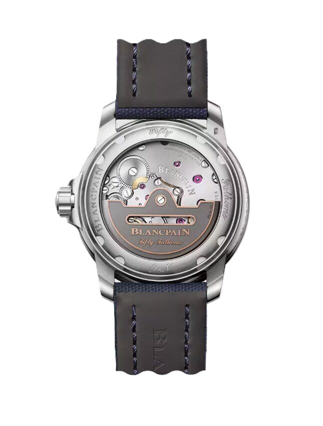 BLANCPAIN フィフティファゾムス オートマティック 42.3mm ブルー文字盤 チタン セイルキャンバス 5010-12B40-O52B
