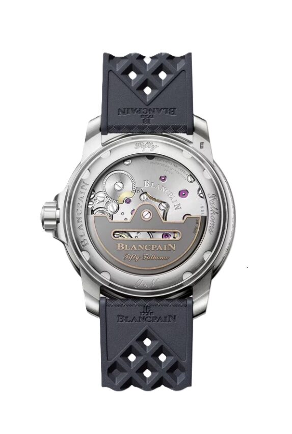 BLANCPAIN フィフティファゾムス オートマティック 42.3mm ブルー文字盤 チタン ラバー 5010-12B40-O64B