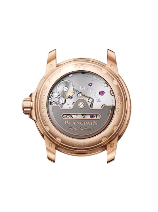 BLANCPAIN フィフティファゾムス オートマティック 42.3mm ブラック文字盤 レッドゴールド NATOストラップ 5010-36B30-NABA