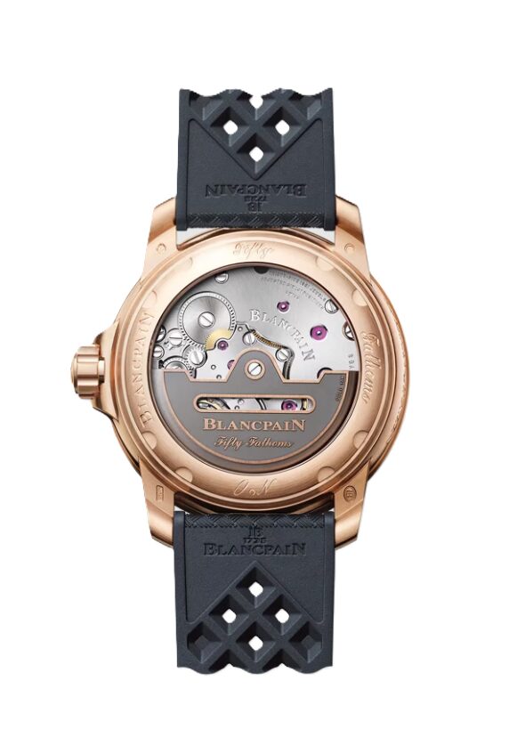 BLANCPAIN フィフティファゾムス オートマチック 42.3mm ブルー文字盤 18Kレッドゴールド 5010-36B40-O64B