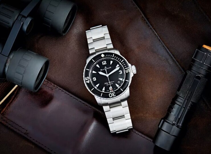 BLANCPAIN フィフティ ファゾムス オートマティック 45mm ブラック文字盤 ステンレススティール 5015-1130-71S