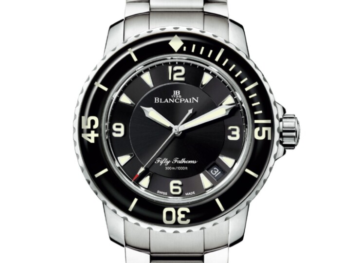 BLANCPAIN フィフティ ファゾムス オートマティック 45mm ブラック文字盤 ステンレススティール 5015-1130-71S