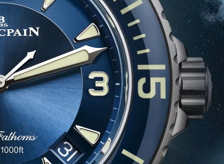 BLANCPAIN フィフティ ファゾムス オートマティック 45mm ブルー文字盤 5015-12B40-O52A