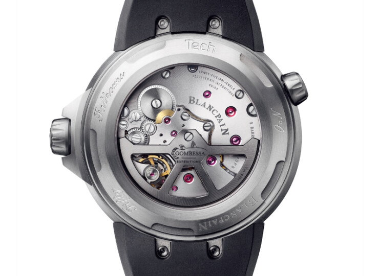 BLANCPAIN フィフティファゾムス 70th アニバーサリー アクト2：テック ゴンベッサ 47mm ブラック文字盤 5019-12B30-64A