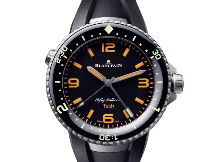 BLANCPAIN フィフティファゾムス 70th アニバーサリー アクト2：テック ゴンベッサ 47mm ブラック文字盤 5019-12B30-64A