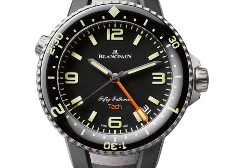 BLANCPAIN フィフティ ファゾムス テック 47mm アブソリュート ブラック文字盤 5019A-12B30-94A