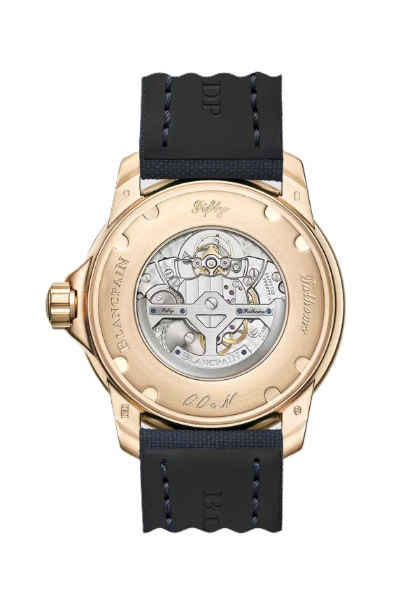 BLANCPAIN フィフティ ファゾムス トゥールビヨン 8デイズ 45mm ブルー文字盤 レッドゴールド 5025-36B40-O52A