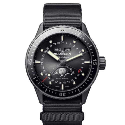 フィフティ ファゾムス バチスカーフ コンプリートカレンダー 43.6mm ブラック文字盤 セラミック NATO