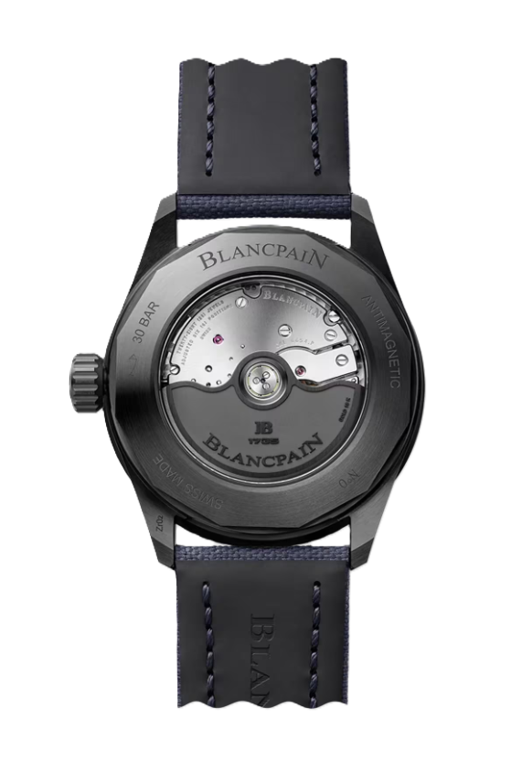 BLANCPAIN フィフティ ファゾムス バチスカーフ コンプリートカレンダー 43.6mm サンバーストブルー文字盤 セラミック セイルキャンバス 5054-0140-O52A
