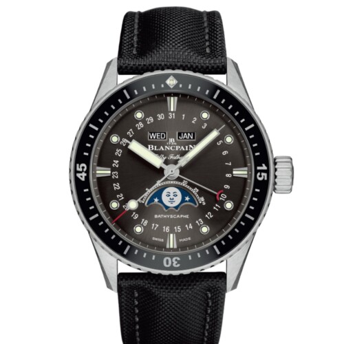 BLANCPAIN フィフティファゾムス バチスカーフ コンプリートカレンダー 43mm ブラック文字盤 5054-1110-B52A