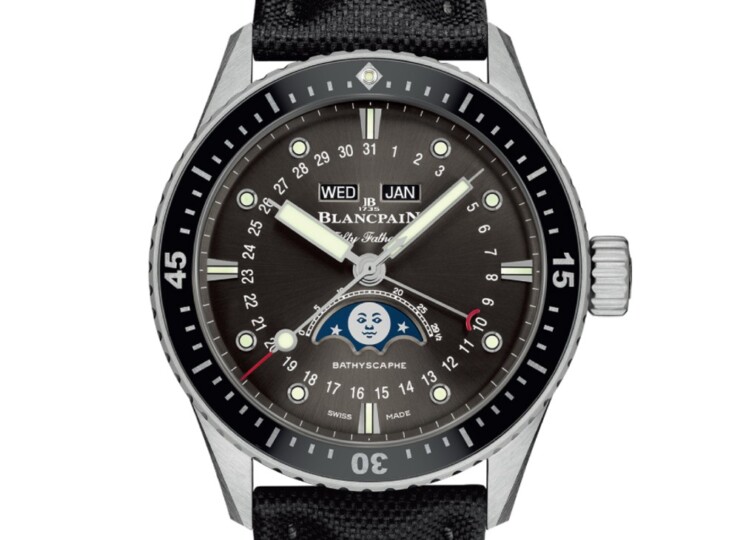 BLANCPAIN フィフティファゾムス バチスカーフ コンプリートカレンダー 43mm ブラック文字盤 5054-1110-B52A