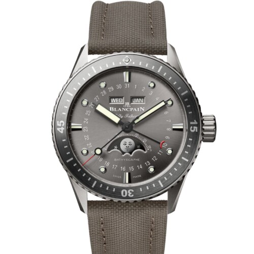 BLANCPAIN フィフティ ファゾムス バチスカーフ コンプリートカレンダー 43mm グレイ文字盤 5054-1210-G52A