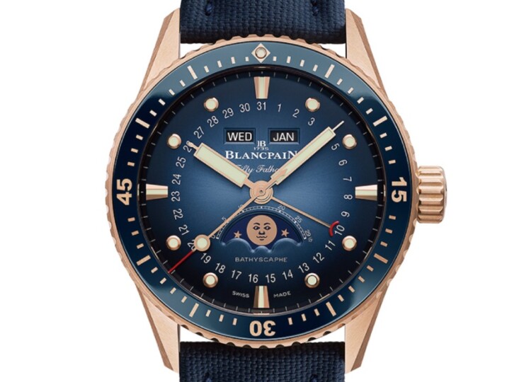 BLANCPAIN フィフティ ファゾムス バチスカーフ コンプリートカレンダー 43mm ブルー文字盤 5054-3640-O52A