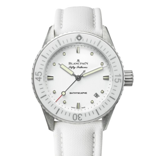 BLANCPAIN フィフティ ファゾムス バチスカーフ 38mm ホワイト文字盤 5100-1127-W52A