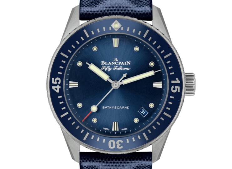 BLANCPAIN フィフティ ファゾムス バチスカーフ 38mm ブルー文字盤 5100-1140-O52A