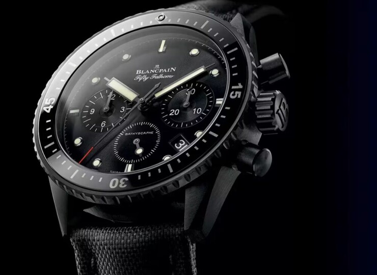 BLANCPAIN フィフティ ファゾムス バチスカーフ フライバック クロノグラフ 43.6mm ブラック文字盤 5200-0130-B52A