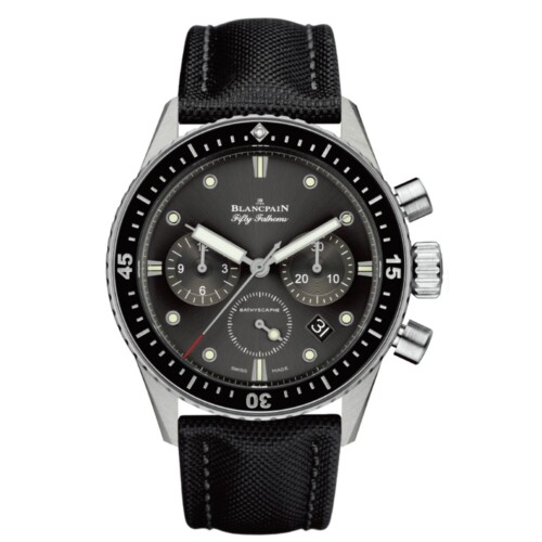 フィフティ ファゾムス バチスカーフ フライバック クロノグラフ 43mm ブラック文字盤