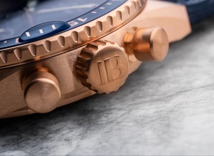 BLANCPAIN フィフティ ファゾムス バチスカーフ クロノグラフ フライバック フルゴールド 43mm サンバーストブルー文字盤 5200-3640-76S