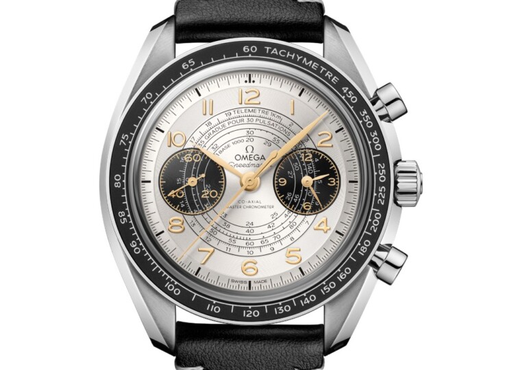 OMEGA スピードマスター クロノスコープ 43mm パリ2024 シルバー文字盤 ステンレススティール レザーストラップ 522.32.43.51.02.001