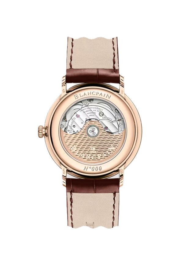BLANCPAIN ヴィルレ ウルトラスリム 38mm ホワイト ダイヤルベゼルダイヤセッティング文字盤 レッドゴールド 6224-2987-55B