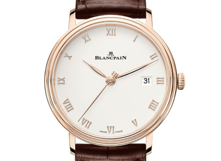 BLANCPAIN ヴィルレ ウルトラスリム 38mm ホワイト文字盤 レッドゴールド 6224-3642-55B