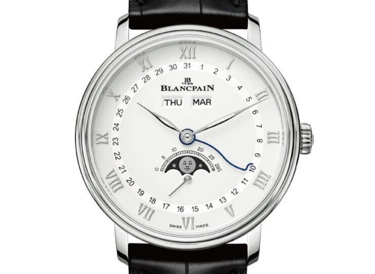 BLANCPAIN ヴィルレ コンプリートカレンダー 38mm ホワイト文字盤 スティール 6264-1127-55B