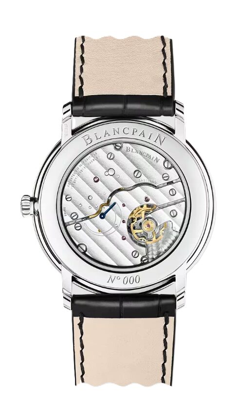 BLANCPAIN ヴィルレ ウルトラスリム 40mm ホワイト文字盤 スティール アリゲーターレザーストラップ(Ref.6605-1127-55B) 6605-1127-55B