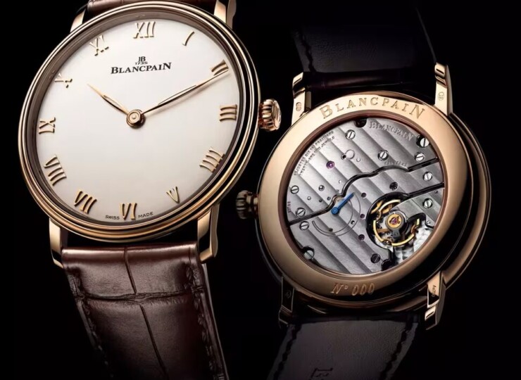 BLANCPAIN ヴィルレ ウルトラスリム 40mm ホワイト文字盤 レッドゴールド アリゲーターレザーストラップ（Ref.6605-3642-55B） 6605-3642-55B