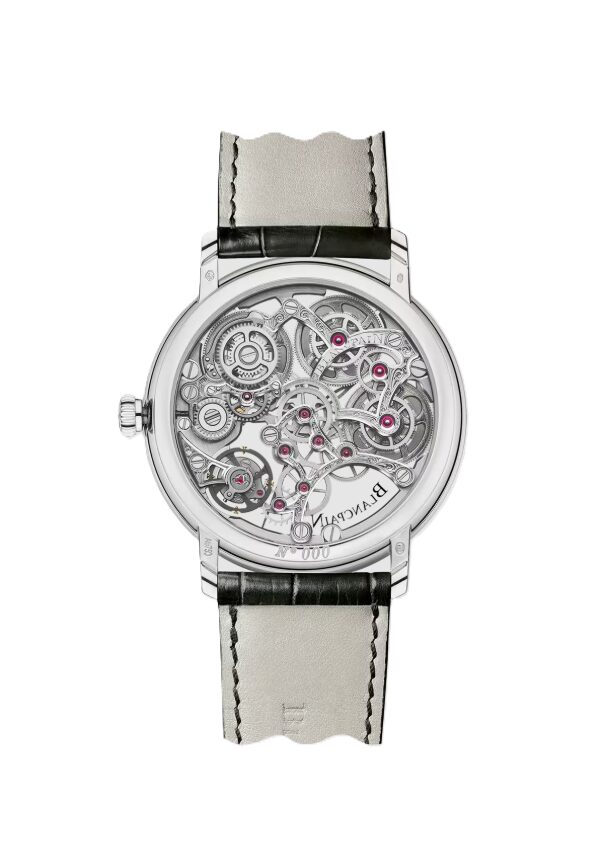 BLANCPAIN ヴィルレ スケルトン 8デイズ 38mm スケルトン文字盤 6633-1500-55B