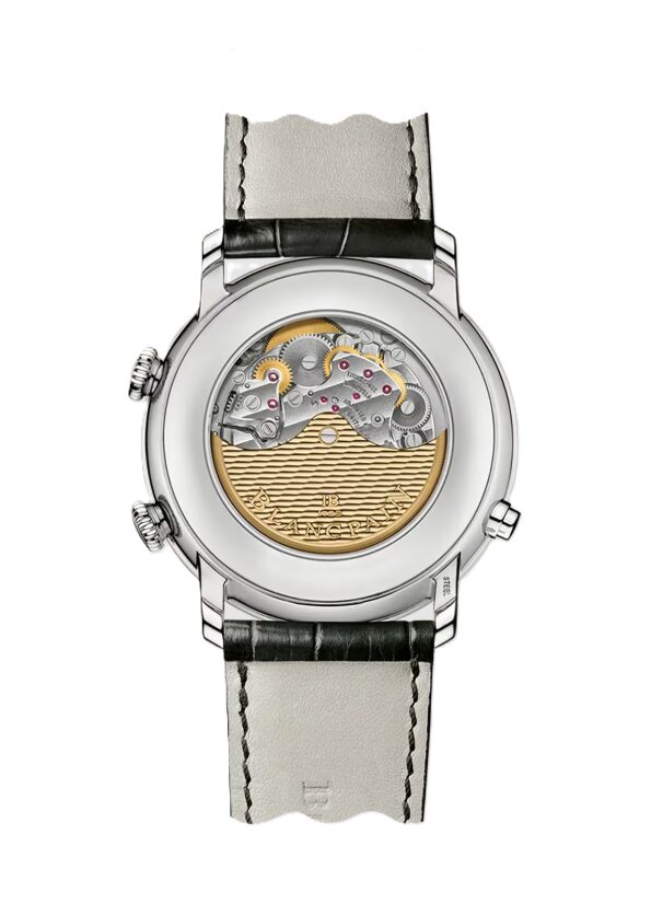 BLANCPAIN ヴィルレ GMT アラーム 40.3mm ホワイト文字盤 6640-1127-55B