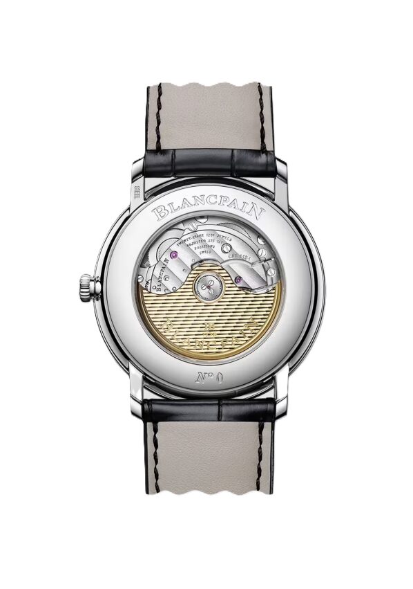 BLANCPAIN ヴィルレ ウルトラスリム 40mm ホワイト文字盤 スティール アリゲーターレザーストラップ（Ref.6651-1127-55B） 6651-1127-55B