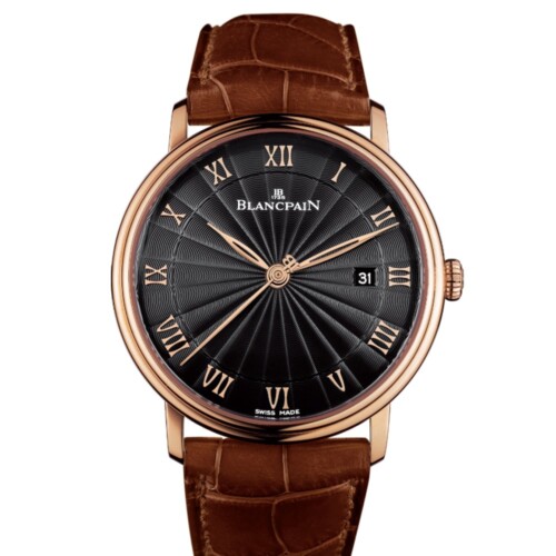 BLANCPAIN ヴィルレ ウルトラスリム 40mm ブラック文字盤 6651-3630-55B