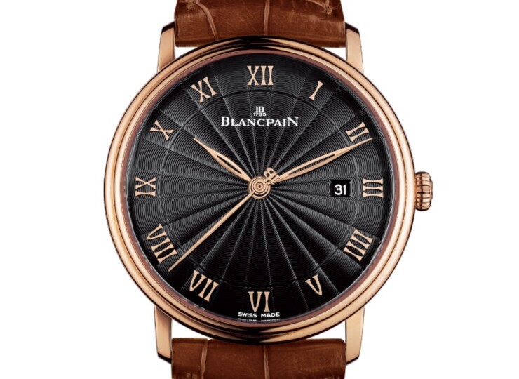 BLANCPAIN ヴィルレ ウルトラスリム 40mm ブラック文字盤 6651-3630-55B