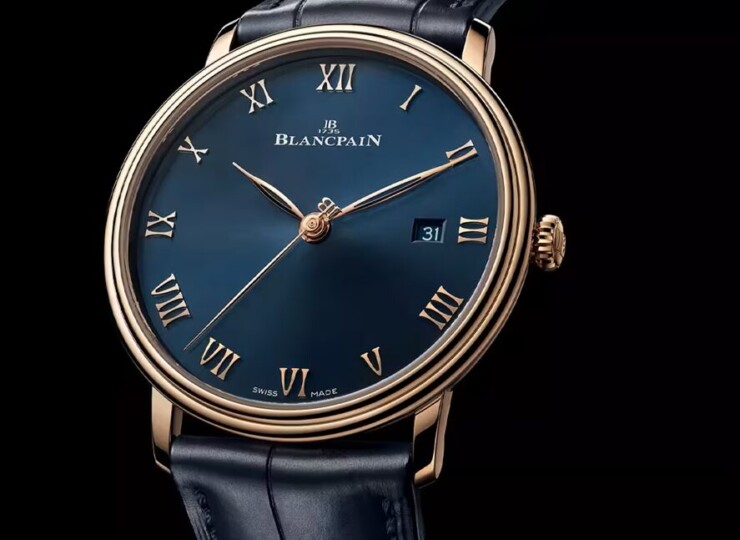 BLANCPAIN ヴィルレ ウルトラスリム 40mm ブルー文字盤 6651-3640-55B