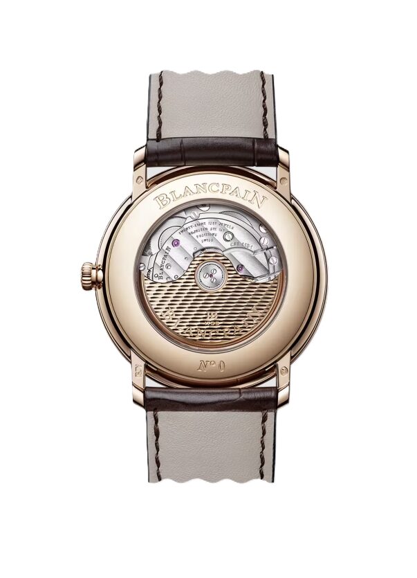 BLANCPAIN ヴィルレ ウルトラスリム 40mm ホワイト文字盤 レッドゴールド アリゲーターレザーストラップ（Ref.6651-3642-55B） 6651-3642-55B