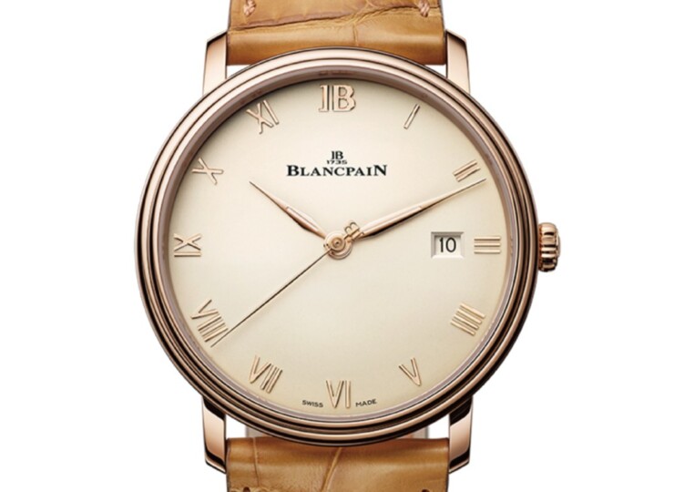 BLANCPAIN ヴィルレ ウルトラスリム 40mm オパリン文字盤 レッドゴールド 6651N-3642-55B