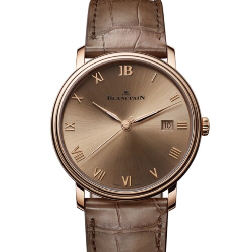 BLANCPAIN ヴィルレ ウルトラスリム 40mm ブラウンゴールド文字盤 6651N-3646-55B