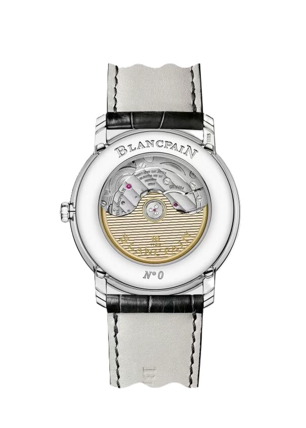 BLANCPAIN ヴィルレ コンプリートカレンダー 40mm ホワイト文字盤 スティール アリゲーターレザーストラップ(Ref.6654-1127-55B) 6654-1127-55B
